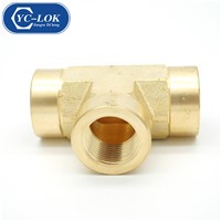 High Quality & Inexpensive Brass Elbow BSPT Female Tee Tube Fittings