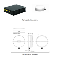 INS550D MEMS Inertial Navigation System/INS Gnss with Dual Antenna for Vehicle Mount & so On