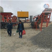 Mobile Portable Crusher Plant with Diesel Engine