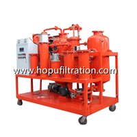 Vacuum Turbine Oil Purification Filtration Equipment, Lube Oil Purifier with Online Particle Counter