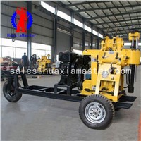 XYX-130 Wheeled Hydraulic Water Well Drilling Rig/Wheeled Walking Mechanism/Easy to Move 100 Meters Drilling Machine