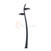 Sparco New Design Aluminum Spinning Curved Light Pole Outdoor