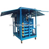 Fully Enclosed Type High Efficiency Vacuum Transformer Oil Filtration Machine For Power Plant Maintenance