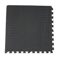 QT MAT Non-Toxic Odorless Formamide below 200PPM 24in x 24in 4pcs/Set EVA Foam Leaf Texture Interlocking Gym Puzzle Exe