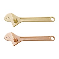 Non Sparking Tools Adjustable Wrench 10 12 Inch In Beryllium Copper or Aluminum Bronze