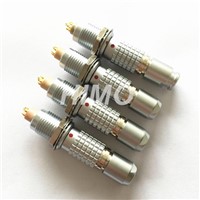 Equivalent 5pin Push Pull Circular Metal Lemo Connector Straight Plug &amp;amp; Fixed Receptacle