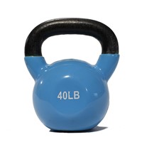 Manufacture Wholesale Gym Fitness 40LB Vinyl Coated Kettlebell