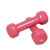 China Manufacture Wholesale Gym Fitness 1 KG Vinyl Dumbbell