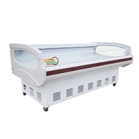 Meat Display Refrigerator Showcase for Supermarket with Air Curtain