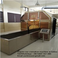 Human Crematorium Containerized Furnace Negative Pressure Burning Human Corpses No Smoke EU Standard