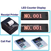 Simple Bank/Hospital/Clinic Token Number Calling Queue System with Printer, Keypad &amp;amp; LED Counter Display