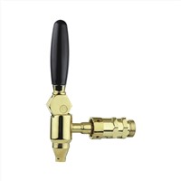 Stout Beer Tap Design Brass Gold Plated for Kitchen