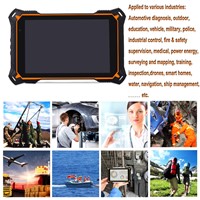 Cheapest Factory Android 8.1Octa-Core Rugged Tablet GPS IP68 Waterproof COMPUTER PC with 10000mAh Battery Dust Proof
