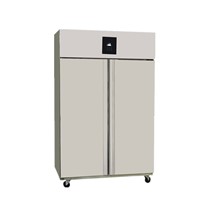 Double Doors Air Cooling Commercial Freezer Kitchen Refrigerator