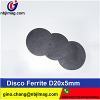Magnet Disc D20x5mm-Ferrite Magnet-C8 Magneticos