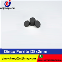 Magnet Disc D8x2mm-Imanes Discos -Ferrite Magneticos