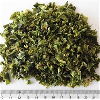 Air Dried Vegetables Green Bell Pepper 9*9 Mm Dehydrated Sweet Pepper Flakes