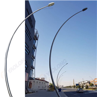 Stainless Steel 316 Satin Brush Road Curved Light Post Decorative