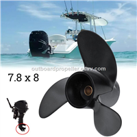 Aluminum Outboard Propeller 7.8x8 for Tohatsu Nissan Mercury Outboard 4 5HP 6HP Engine