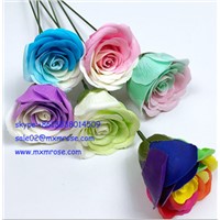 Top Quanlity Wholesale 25pcs Huge Colorful Soap Flower, Soap Flower Factory from China
