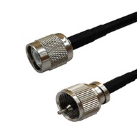 UHF(PL259) Male to TNC Male RG58 Cable Assembly
