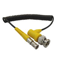 SHAPE Coiled SDI Cable BNC Male RA to HD BNC ST Male 3G SDI Cable 1080P