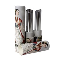 Custom Print Top Quality Biodegradable Cosmetic Paper Tube for Lipstick Packaging Lip Balm Packaging