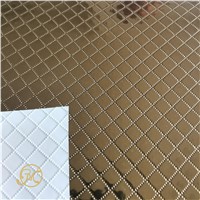 Silver Golden Color PVC Film Emboss Surface Aluminum PVC Foil