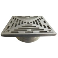 Round &amp;amp; Square Stainless Steel Strainer &amp;amp; Cleanout Top for Cast Iron Floor Drains Body