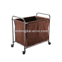 Stainless Steel Square Laundry Cart Clothes Cart Trolley