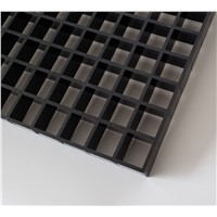 Plastic EggCrate Grille Black, Egg Crate Core, Cube Cell Panel China