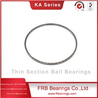 KA025XP0 Thin Section Ball Bearings, Thin Wall Ball Bearings for Workholding Equipment, Unsealed Slim Section Bearings