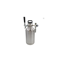 Classic Stainless Steel 128oz Water Bottle or Called It 128 Oz Beer Growler