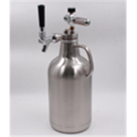 Custom Design Vacuum Insulated Pressurized Growler Beer with Wide Mouth