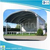 Outdor Aluminum Lighting Truss / Stage Truss with Arc Roof for Concert Exhibition &amp;amp; All Kinds Of Events Shows