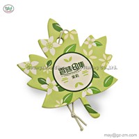 2019 Bulk Scented Absorbable Eco-Friendly Material Custom Paper Car Air Freshener with Logo