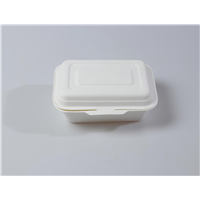 600ml Quality Disposable Biodegradable Clamshell(Waterproof, Oil-Proof, Fit to Microwave)