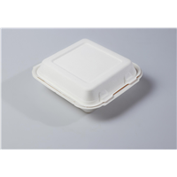 8.5&amp;quot; Quality Disposable Biodegradable Clamshell(Waterproof, Oil-Proof, Fit to Microwave)