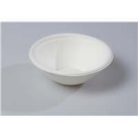 350ml Quality Disposable Biodegradable Bowl(LS)(Waterproof, Oil-Proof, Fit to Microwave)