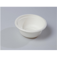 350ml Quality Disposable Biodegradable Bowl(Waterproof, Oil-Proof, Fit to Microwave)