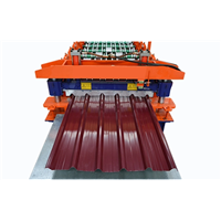 Trapezoidal Roof Panel Roll Forming Machine)