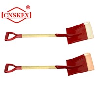 Non Sparking Tools Brass Shovel Square with Loaded Handle 240x420x990mm for Oil Gas