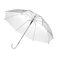 Plastic POE Clear Rain Umbrella Customized Transparent Umbrella for Kids with Printing for Wedding