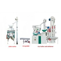 Complete Equipment Rice Mill with Color Sorter