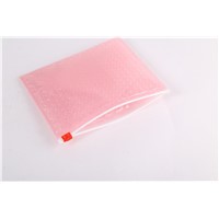 Pink Ziplock Bubble Bags Shipping Bags for Cosmestics