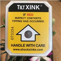 Shipping Tip Warning Sticker Shockaction Tilt Indicating Label