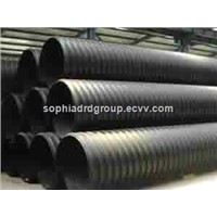HDPE Plastic Large Diameter Steel Reinforced Polyethylene Spiral Corrugated Pipe PE Double Wall Corrugated Pipe