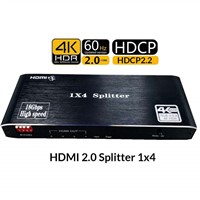 3D 4K Iron HDMI Splitter 1 in 4 Out 60HZ
