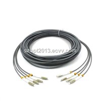 Multimode Armoured Patch Cord LC-LC 4fibers Multimode