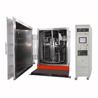 PVD High Vacuum Magnetron Sputtering Vacuum Titanium Chrome Stainless Steel Coating Machine for Plastic Cutlery